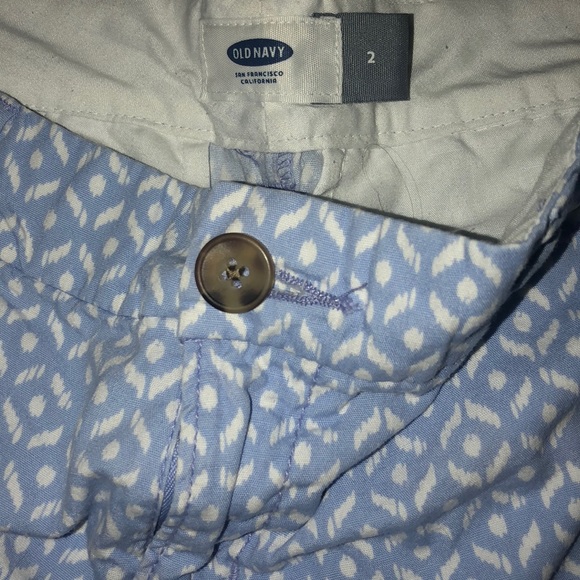 pretty blue patterned shorts - Picture 2 of 2